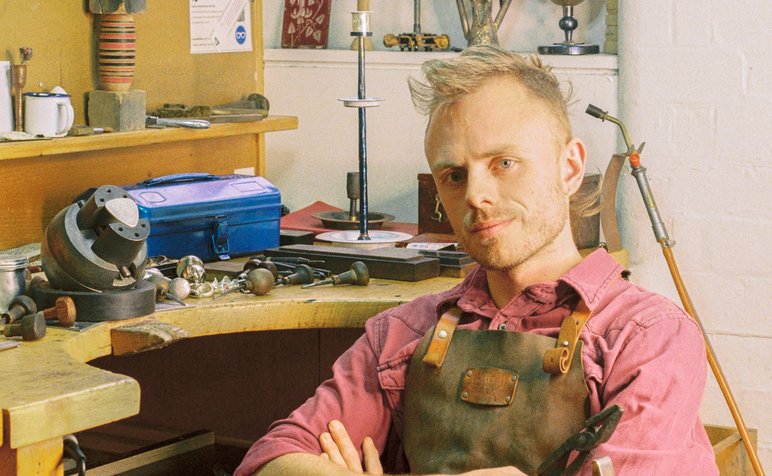 Lou Wheeler-In The Studio-Photo Lou Wheeler and Christopher Earl-Milbourne