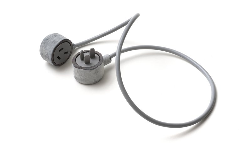 Aphra Cheesman_Plug and Socket, neckpiece, 2018, vitreous enamel on copper, mild steel, electrical cable. Dimensions 40x40x60 length 700mm_Photo credit Andrew Barcham  (1).jpg