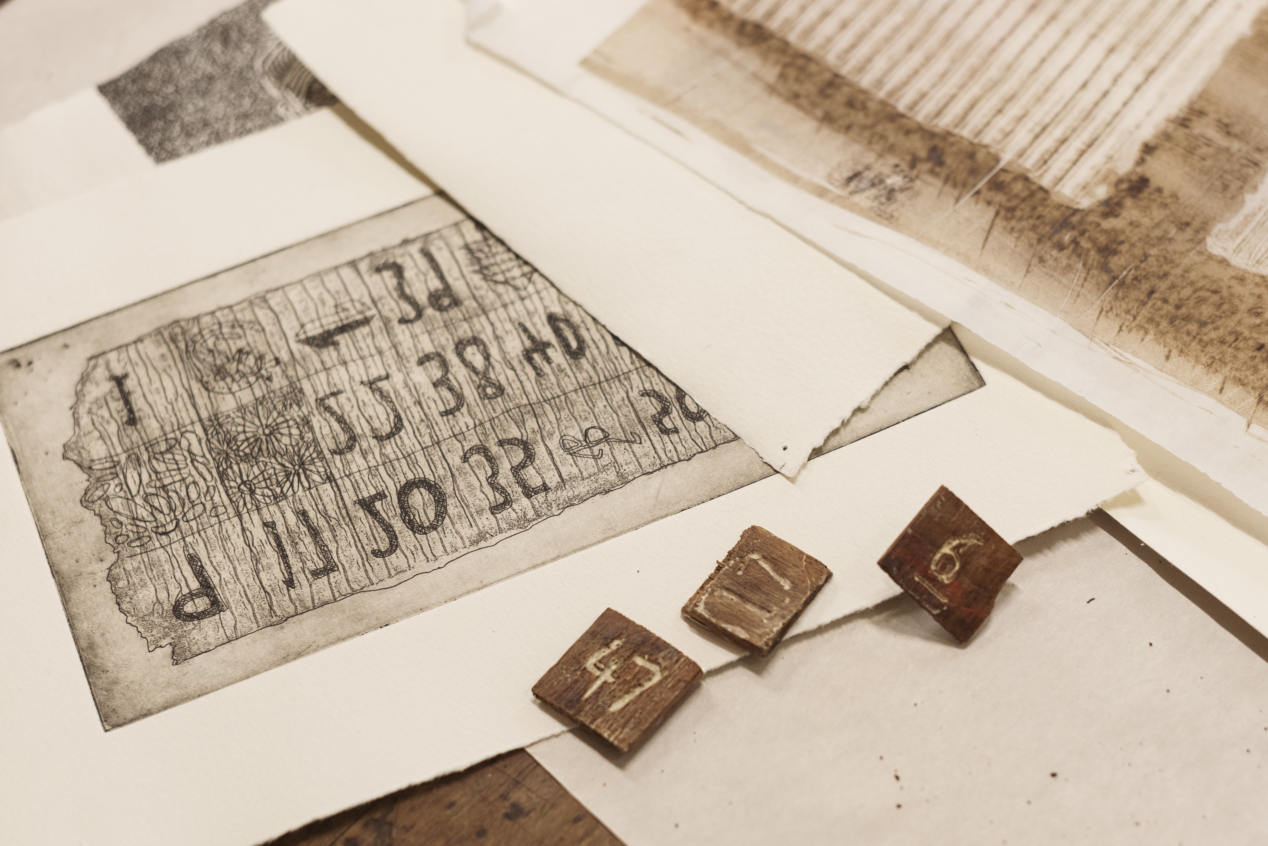 01_DennisGolding. Progress image of Bingo. Photo credit by Peter-Morgan. National Art School. 2025